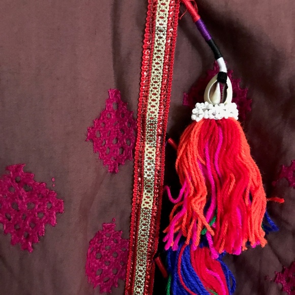 Brown Indie Tassel Skirt - Picture 4 of 7